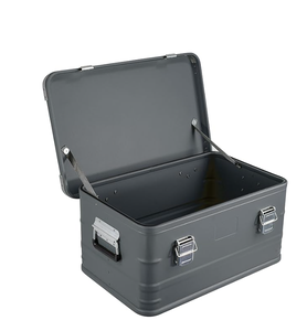Rectangular Metal Storage <b>Box</b> Waterproof Hinged Lid Industrial Design <b>Tools</b> Organizer for trip cargo case - Product Image 4