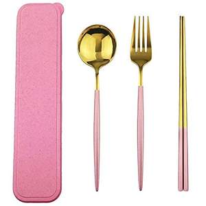 Ensemble de couverts durables en acier inoxydable pour les événements de buffet très fréquentés et les dîners en famille - Réutilisables, lavables au lave-vaisselle, haute qualité - Product Image 6