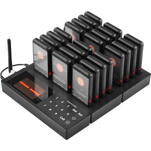 Sistema Pager Wireless per Ristoranti, Raggio d'Azione 400m, per Gestione Code Clienti, Funzioni di Attesa Clinica, Beeper con Vibrazione per Clienti - Product Image 3