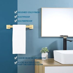 Toallero de mano de metal para pared, anillo para toallas de baño, soporte para toallas de lavabo, decoración para el hogar y cocina - Product Image 4