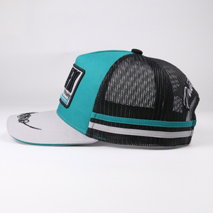 Casquette Trucker 6 Panneaux Brodée Personnalisée en Maille Réglable Unisexe avec Logo Snapback pour Usage Extérieur Décontracté Quatre Saisons - Product Image 2