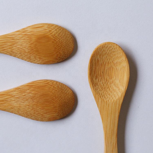 ช้อนไม้ไผ่ด้ามยาวทำมือจากไม้ธรรมชาติสำหรับกาแฟและชา - Product Image 3