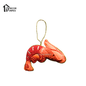 Adornos Navideños Hechos a Mano, Decoraciones Bordadas con Cuentas para Árboles de Navidad, Adornos para el Hogar y el Jardín - Product Image 1