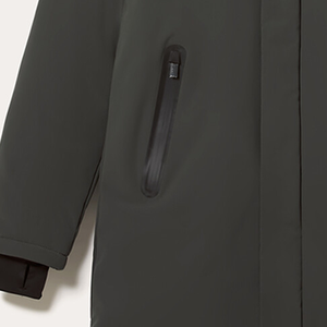 Parka unisexe imperméable Parko durable, grande taille, en plastique recyclé issu de l'océan, respirante, avec fermeture éclair et imprimé, pour l'hiver - Product Image 2