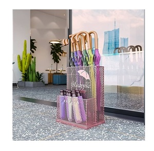 Support de base d'ombrelle de patio extérieur noir haut de gamme, mobile et robuste, au design classique, pour la décoration intérieure - Product Image 5
