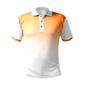 Polo à manches courtes pour homme, en tricot 100% polyester, imprimé par sublimation, séchage rapide, respirant, avec logo personnalisé - Product Image 5