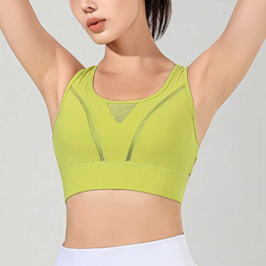 Soutien-gorge de sport haute performance pour femmes grandes tailles - Léger, pour yoga et gym, avec logo personnalisé, maintien élevé, écologique, séchage rapide - Product Image 3