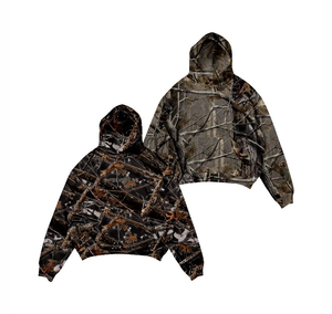 Pull-over surdimensionné personnalisé à demi-fermeture éclair de couleur unie avec poches à capuche pour hommes sweat à capuche de haute qualité thermique décontracté sport sweat à capuche uni - Product Image 5