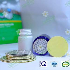 Bouchons de bouteilles en plastique à deux pièces avec revêtement en mousse, scellés par induction, anti-effraction, de qualité alimentaire (sérigraphiés) fabriqués au Vietnam - Product Image 4