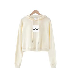 <b>Hoodies</b> <b>Crop</b> Spring Woman Clothing <b>Hoodies</b> Ladies <b>Crop</b> <b>Top</b> <b>Hoodies</b> Reasonable Price Best Selling High Quality - Product Image 1