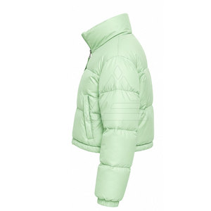 Premium Women <b>Cropped</b> <b>Puffer</b> <b>Jacket</b> With Lightweight Warm Short For Winter Fashion Outdoor Wear And Casual Activities - Product Image 3