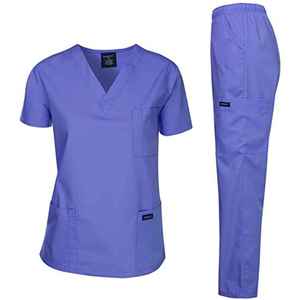 Stylish Hospital Uniforms V Neck Medical Scrub <b>Sets</b> Nurse Female Scrubs Comfortable Nurses Scrubs <b>Doctor</b> Uniform - Product Image 3