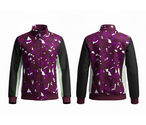Chaqueta de Entrenamiento y Fitness con Sublimación Completa, Ropa Deportiva para Correr, Cálida, Transpirable y de Secado Rápido |   Tallas Hombre Mujer Juvenil - Product Image 3