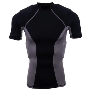 Elite American Football <b>Padded</b> Compression Top Quick Dry Athletic Shirts for Practice and <b>Game</b> Day Use Football <b>Padded</b> Jerseys - Product Image 1