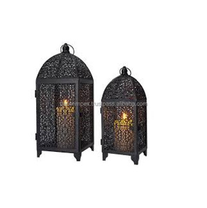 Linterna decorativa artesanal, decoración interior, farolillos marroquíes de Metal marroquí para decoraciones navideñas - Product Image 1