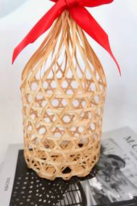 Handmade Thai Bamboo <b>Gift</b> Basket Sustainable Woven <b>Hamper</b> Eco Friendly Natural Bamboo Packaging OEM Supplier Vietnam - Product Image 3