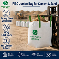 Sacs FIBC robustes de 1000 kg (1 tonne) pour le sable, la terre, la pierre, le gravier, les matériaux de construction, stabilisés aux UV, sur mesure