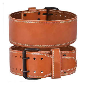 Cinturón de Gimnasio Personalizable de Cuero de Doble Color para Levantamiento de Pesas y Entrenamiento - Product Image 3