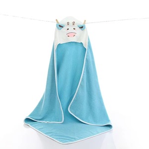 <b>White</b> Hooded Bath <b>Towel</b> For Newborn Kids With Bear Ears Soft Cotton Wearable Wrap Skin-Friendly Kids Hooded <b>Towel</b> - Product Image 5