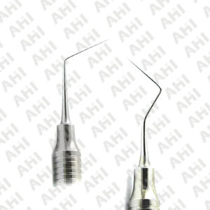 Cureta dental endoscópica de acero inoxidable de doble punta de primera calidad, fuente de alimentación manual, certificación CE, instrumento ergonómico reutilizable - Product Image 2