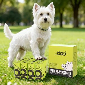 Sacs à déjections canines, rouleaux de recharges extra épais pour sacs à déjections, 240 unités, renforcés pour une étanchéité garantie, parfum lavande - Product Image 4