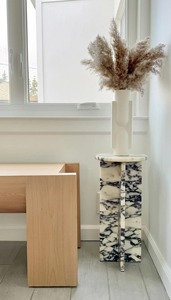 Mesa de Centro Moderna de Mármol, Muebles Minimalistas para Sala de Estar, Pieza Decorativa para el Hogar - Product Image 6