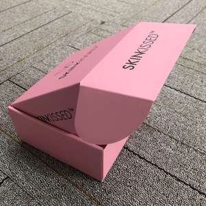 Custom Pink Zipper Mailer <b>Box</b> with Logo for <b>Shipping</b> - Product Image 2