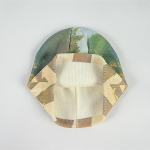 Bonnet en tricot imprimé camouflage numérique, bonnet d'hiver décontracté, unisexe, chaud et extensible - Product Image 2