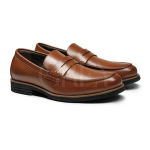 Chaussures en cuir pour hommes, artisanat authentique, chaussures décontractées, semelle rembourrée, texture riche, tenue élégante au quotidien - Product Image 2