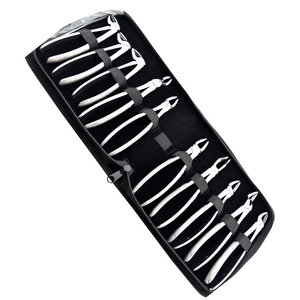 Kit de forceps d'extraction dentaire en acier Ijrak Surgical, 10 pièces, instruments chirurgicaux orthodontiques, poignée moletée manuelle, classe I CE - Product Image 1