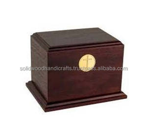 Urnes en bois professionnelles adultes de cendres humaines soutenant des urnes en bois personnalisées - Product Image 3