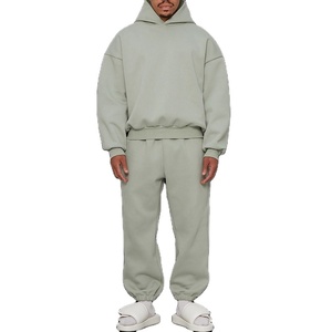 Conjunto Deportivo ROLIEN para Hombre, Transpirable, con Capucha, de Algodón Sólido, Tallas Grandes, con Estampado por Transferencia de Calor, Felpa Francesa, para Invierno - Product Image 4