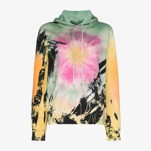 Sweat à capuche tie-dye pour femme, prix de gros, logo personnalisé, séchage rapide, léger, ajustable, nouvelle arrivée - Product Image 4