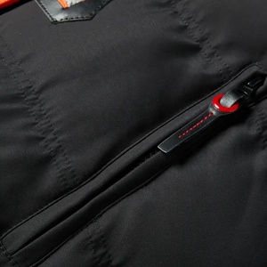 Blouson matelassé unisexe à manches longues pour l'extérieur, couleur unie, duvet et tissu avec capuche, coupe régulière, fermeture éclair pour hommes et femmes - Product Image 6