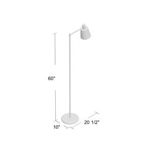 Lampe sur pied noire de luxe avec base en marbre et abat-jour en lin de qualité supérieure pour une décoration intérieure élégante - Product Image 4