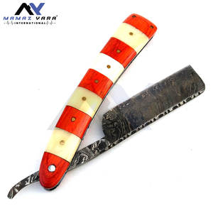 Navaja de Afeitar Plegable Profesional para Barbería, Herramienta de Afeitado con Hoja de Acero Inoxidable, Navaja Clásica Manual para el Cuidado Personal Masculino - Product Image 2