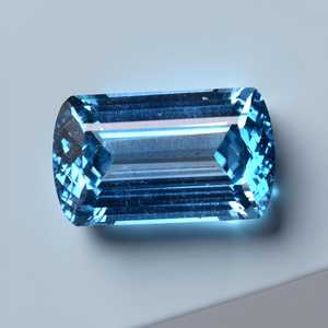 Topacio Azul Natural, Corte Octogonal, Gema Suelta, Piedra de Primera Calidad para Joyería - Product Image 4