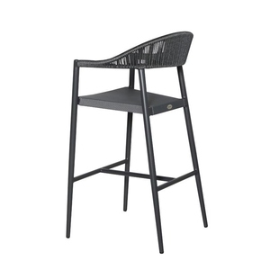 Manasa Bar <b>Stool</b> Modern Counter <b>Height</b> Kitchen Furniture Sleek Contemporary Design Cushioned Seat Ergonomic PU Leather - Product Image 3