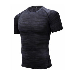 Rashguard à manches longues de haute qualité pour hommes - 100% coton, séchage rapide, respirant, col rond, toutes saisons, logo personnalisé, lavable en machine - Product Image 1