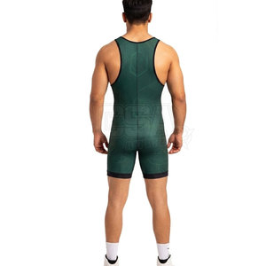 Wrestling <b>Singlet</b> <b>For</b> <b>Men</b> Lightweight Stretch One Piece Training Gear <b>For</b> Practice Matches Wrestling Sportswear - Product Image 2