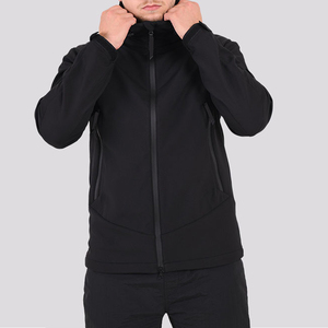 Vestes pour hommes avec logo personnalisé, en nylon imperméable, fermeture éclair, manches longues, fermeture à boucle et col montant, poche pour le sport et les activités de plein air - Product Image 1