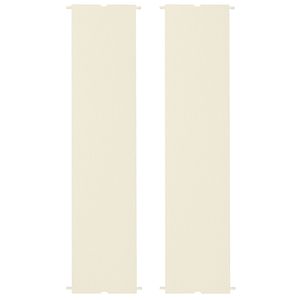 2 Pezzi Telo Ombreggiante Bianco Crema per Pergola 3x3m, Protezione UV, Facile Installazione - Product Image 1
