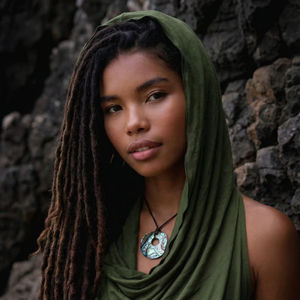 Top corto con capucha estilo festival, sin espalda, cuello halter, estilo bohemio, top abierto en la espalda, para verano, top tipo capa. - Product Image 1