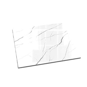 Azulejos de porcelana brillante pulida blanca de la mejor calidad de 600x600mm indio, estilo de diseño moderno, función de ladrillo refractario, precio de fábrica - Product Image 1