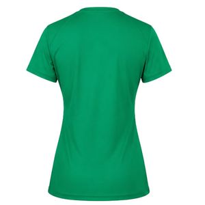 Camiseta Deportiva Verde de Alto Rendimiento para Mujer, Informal, de Manga Corta, Ropa Deportiva de Moda, Prenda Cómoda para Uso Diario - Product Image 3