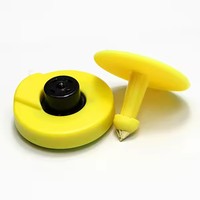 Mini-étiquette RFID UHF étanche longue portée en TPU avec interface de communication NFC pour animaux d'élevage (température -20~+70)