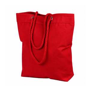 Sacs de courses à poignées en coton 100% réutilisables, design écologique, haute qualité, pour supermarché, avec logo personnalisé, pour cadeaux et promotions - Product Image 1