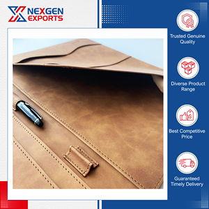 Nexgen Exports - Carpeta de Presentación de Cuero PU Duradera de Calidad Superior, Impresión por Sublimación, Diseño de Logotipo Personalizado para - Product Image 6