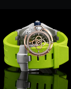 Montre en acier inoxydable de luxe pour homme, entièrement sertie de diamants Moissanite certifiés - Product Image 3