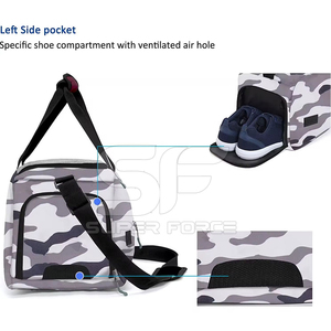 Sac de sport en cuir véritable imperméable, vente chaude, matériau durable et écologique, impression de logo personnalisé, doublure en polyester, luxe - Product Image 2